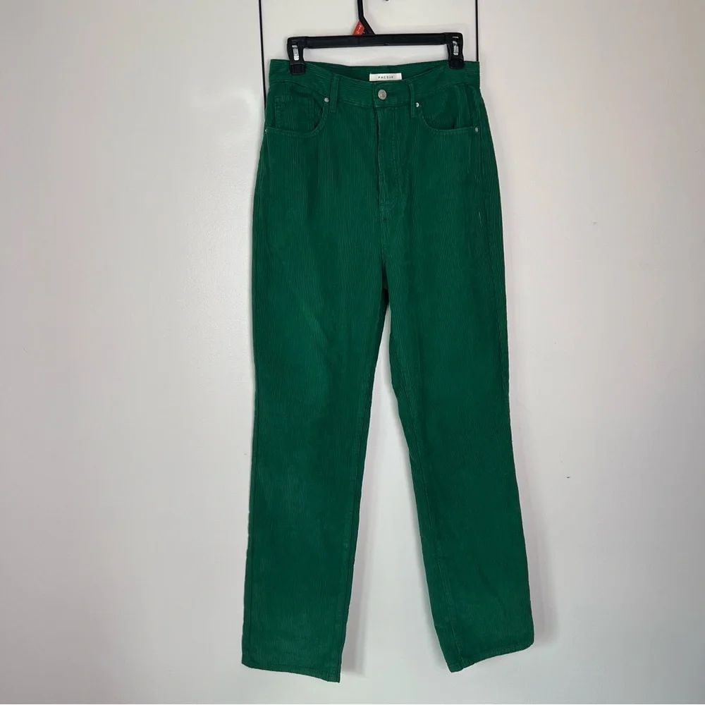 PacSun Dad Jeans Green Corduroy Size 28 Christmas Green Classic - Picture 2 of 7